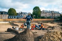 Chantier de fouilles preventives, Zac de Saint-Louis à Evreux