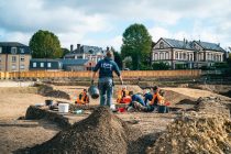 Chantier de fouilles preventives, Zac de Saint-Louis à Evreux