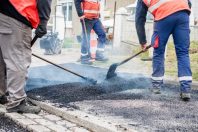 Travaux sur route