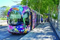 Lyon street-art tramway