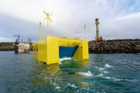 Prototype Dikwe sur le site Dessais en rade de Brest