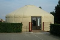 Une yourte comme salle de classe