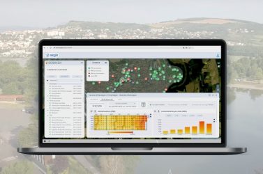 La solution d'Eegle permet de centraliser les données
de consommation d'énergie.
