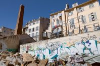 Des gravats à Marseille