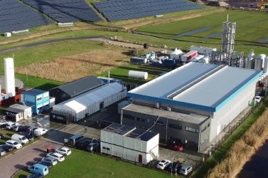 Installée aux Pays-Bas, l'unité de gazéification hydrothermale de SWC systems est la première à l'échelle industrielle,
avec quatre modules de 4 tonnes par heure.