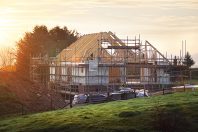 Une maison en construction