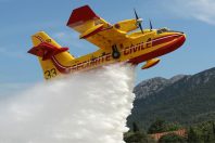 avion canadair sécurité civile feu