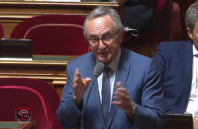 Charles Guené, lors de sa dernière question au gouvernement, le 12 juillet 2023, au Sénat.
