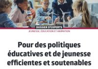 Pour des politiques éducatives et de jeunesse efficientes et soutenables
