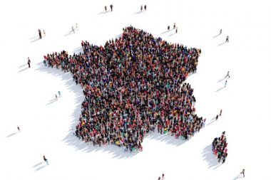 people group shape map France