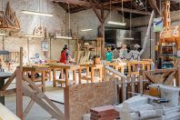 Réalisation de prototypes de mobilier urbain en pin