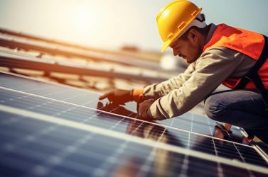 Installation de panneaux solaires