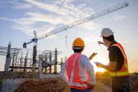Un immeuble en construction