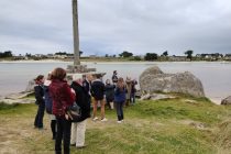Des ambassadeurs sont formés à l’usage de CoastAppli 
à Guissény, dans le Finistère.