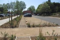 Photo Cerema parking désimperméabilisé