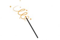 wand magic  vector icon illustration design