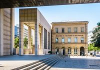 Reception building of the Ministry of the Economy and Finance in Paris, France.