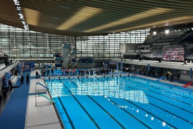 Le Centre aquatique olympique, à Saint Denis, a été en partie financé par la Métropole du Grand Paris.