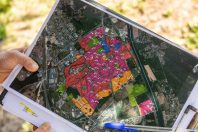 A Ris-Orangis (Essonne), une campagne de sondage des sols chez les particuliers a donné lieu à un plan d'implantation des observations.