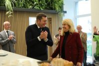 Dominique Faure, la ministre déléguée chargée des Collectivités, 48h en immersion auprès de la Mairie de Vesoul et de son maire (Horizons) Alain Chrétien, le 2 et 3 mai 2024.