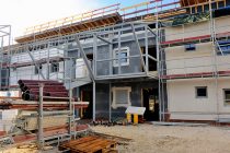 Un bâtiment en construction