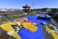 Espace Alice Milliat sur le Parc des Chantiers à Nantes (Loire-Atlantique)