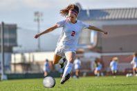 Femme footballeuse