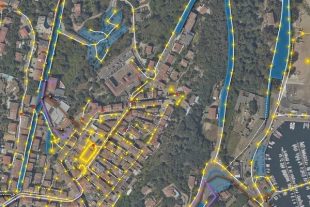 Les capteurs installés sur les points lumineux permettront de faciliter 
le quotidien des habitants de Porto-Vecchio (Corse).