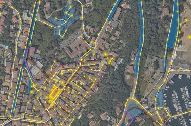 Les capteurs installés sur les points lumineux permettront de faciliter 
le quotidien des habitants de Porto-Vecchio (Corse).
