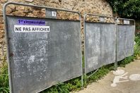 panneau vide élections le mans 2