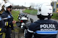Police municipale motards moto