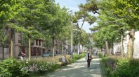 La renaturation urbaine joue un rôle important sur le bien-être des habitants, notamment dans une ville dense 
comme Montrouge (Hauts-de-Seine).