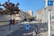 Piétonnisée depuis septembre 2020, la rue Meynis dans le 3e arrondissement de Lyon (Rhône) est le premier projet pilote du programme "Rues aux enfants".
