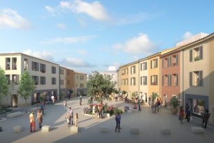 Digneo est intervenu dans le centre ancien de Marignane (Bouches-du-Rhône).