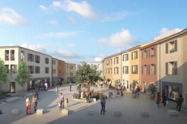 Digneo est intervenu dans le centre ancien de Marignane (Bouches-du-Rhône).