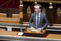 Déclaration du Gouvernement relative au débat sur l'accord de sécurité franco-ukrainien et la situation en Ukraine, suivie d'un débat et d'un vote en application de l’article 50-1 de la Constitution, à l'Assemblée nationale le 12 mars 2024 / Sylvain Maillard, député de Paris, à la Tribune