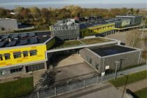 Panneaux photovoltaïques du collège Froissart de Quiévrechain