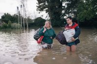 En Seine-et-Marne, le 10 octobre 2024, le passage de la tempête Kirk a provoqué une crue majeure de la rivière Grand Morin.