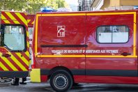 Un véhicule de secours et d'assistance aux victimes