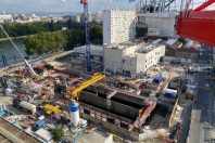 Chantier usine épuration Clichy