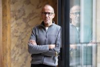 HACENE BELMESSOUS Auteur, photographié à la SCAM à Paris