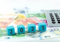 2025, Geld, Taschenrechner, Euro