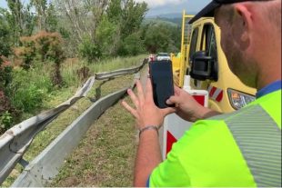 Optiroute permet aux agents de signaler en temps réel
les anomalies sur les routes départementales de l'Isère.