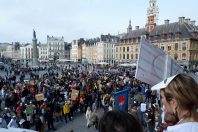 Des agents de la protection de l'enfance avaient déjà manifesté à Lille en mars 2024.