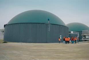 A Viarat, le site de méthanisation Jugnon biogaz est dimensionné pour traiter 80 tonnes de résidus agricoles et de déchets d’usine par jour.