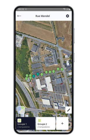 Modification des groupes de détection NOVMOOV via l’application NOVEA LINK