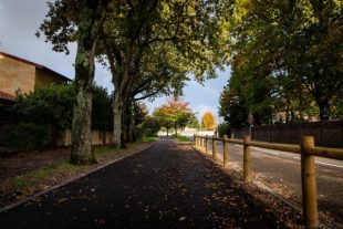À Eysines (Gironde), les travaux ont ouvert
une voie cyclable.