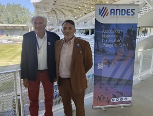 Patrick Appéré (à gauche), président de l’Andes, et Vincent Saulnier, secrétaire général.