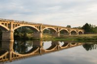 Le pont sur la Loire à Iguerande
