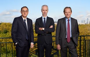 Géraud Mégret, Jean de Salve de Bruneton et Louis Boré